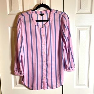 Ann Taylor Striped Blouse